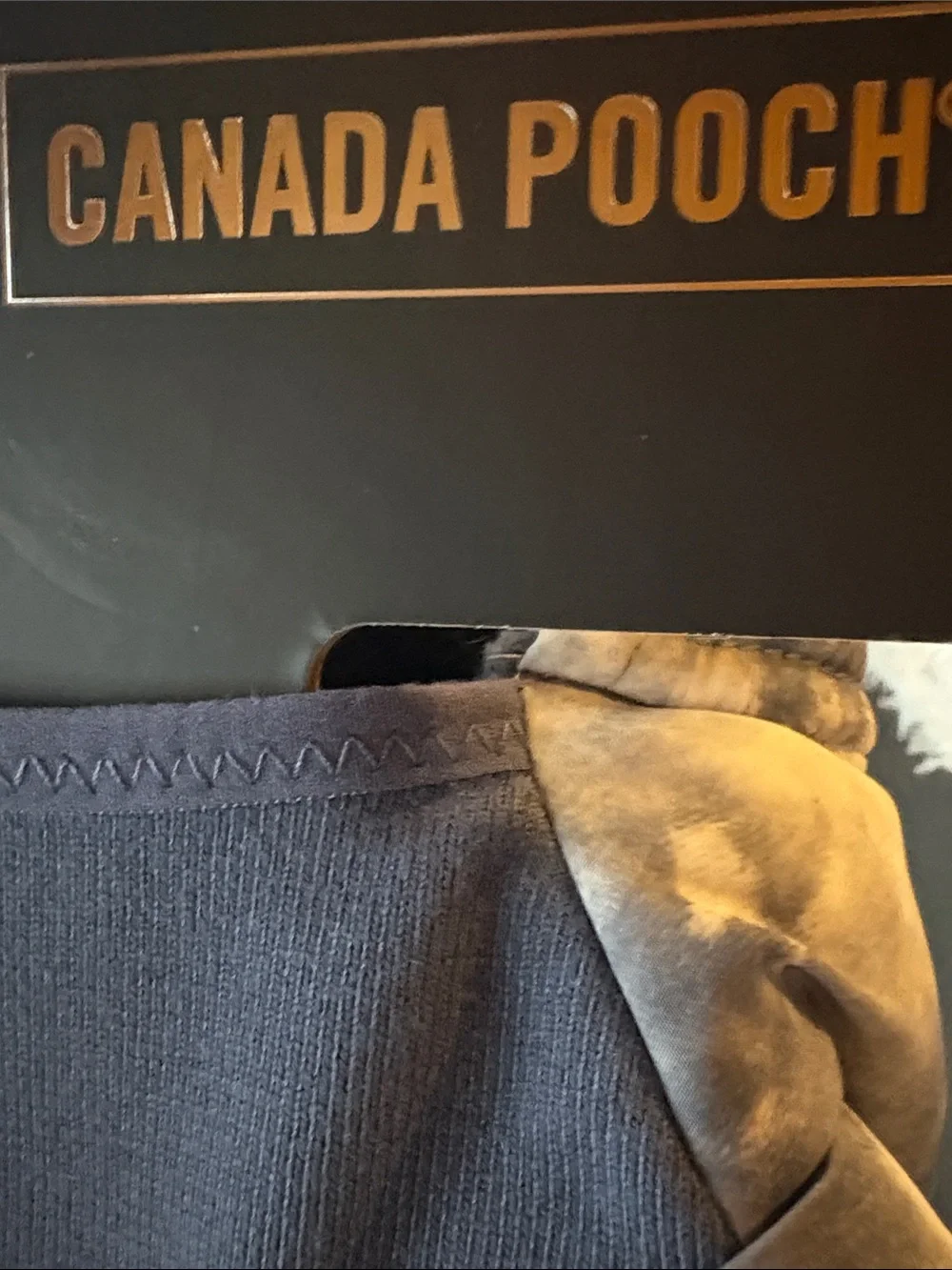 NWT Canada Pooch Prism Puffer Dog Jacket Grey Tie Dye Streetwear Gorpcore Sz 8